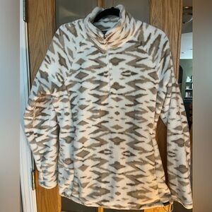 Eddie Bauer Cream Cowl Neck Sweater